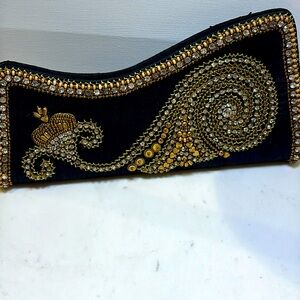 Purse Collection black evening bag NWT